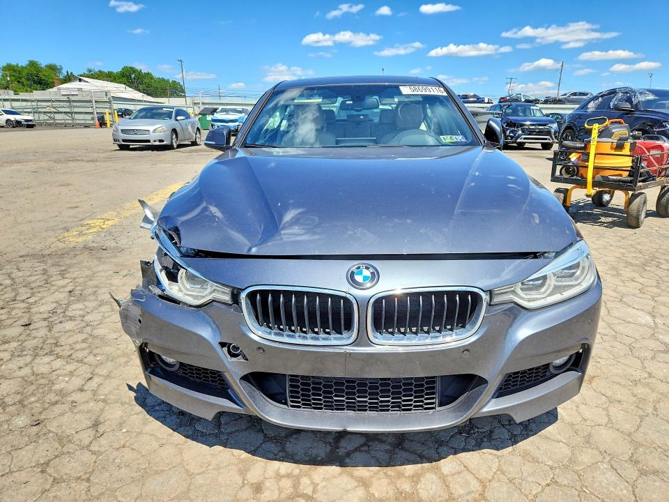 2016 BMW 3er VIN WBA8B7G57GNT95490 COPART salvage auction — FRONT END, Pa - Certificate Of Salvage, sold $2,100 on 2026-07-24 (photo 5)