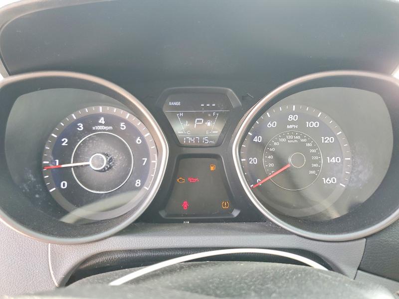 2015 Hyundai Elantra VIN 5NPDH4AE0FH624095 COPART salvage auction — FRONT END, Tx - Certificate Of Title, sold $725 on 2026-07-09 (photo 9)