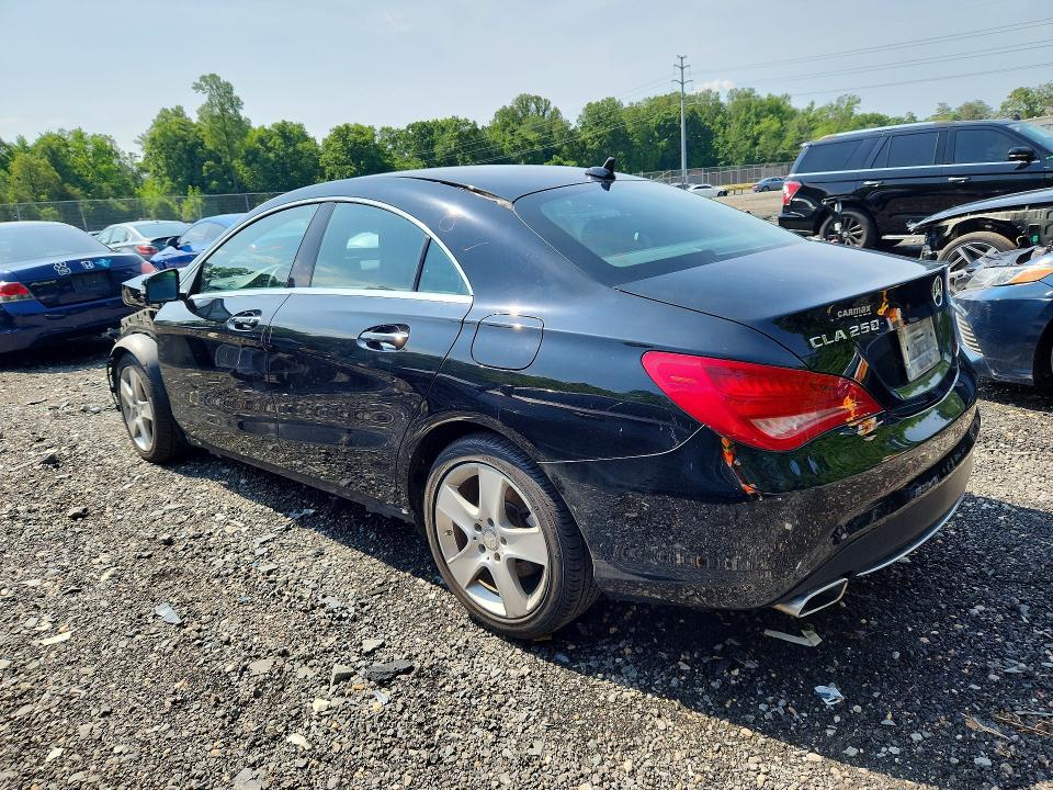 2015 Mercedes-benz Cla-klasse VIN WDDSJ4GB8FN178499 COPART salvage auction — FRONT END, Md - Cert Of Salvage > 75% Damage, sold $1,300 on 2026-08-07 (photo 2)