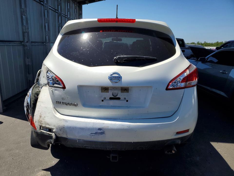 2013 Nissan Murano VIN JN8AZ1MU4DW209892 COPART salvage auction — REAR END, CA - SALVAGE CERTIFICATE, sold $525 on 2026-07-16 (photo 6)