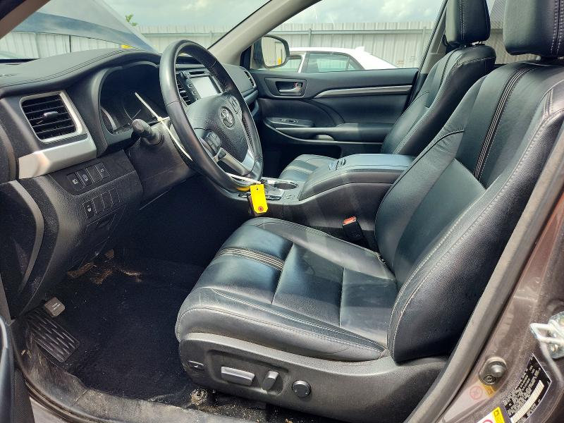 2018 Toyota Highlander VIN 5TDJZRFH0JS544119 COPART salvage auction — ALL OVER, WI - CERTIFICATE OF TITLE, sold $6,200 on 2026-07-20 (photo 7)