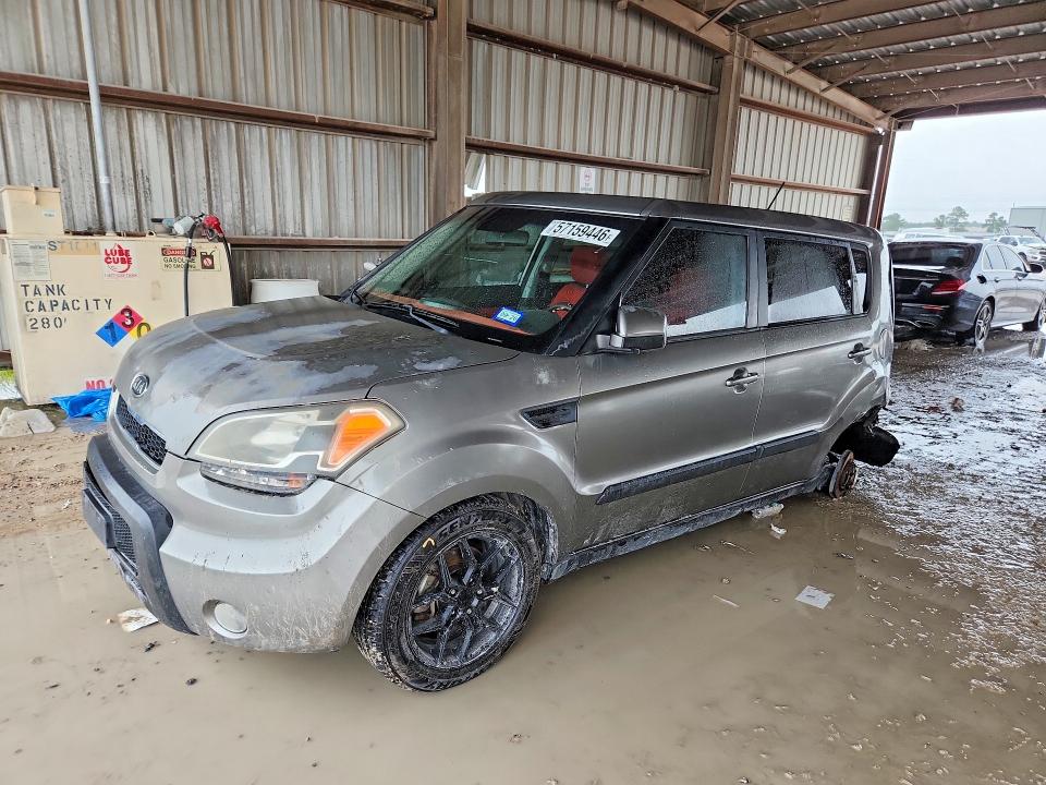 2011 Kia Soul VIN KNDJT2A21B7205330 COPART salvage auction — REAR END, Tx - Salvage Vehicle Title, sold $625 on 2026-07-07 (photo 1)