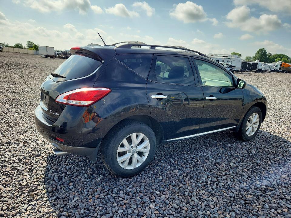 2014 Nissan Murano VIN JN8AZ1MWXEW512467 COPART salvage auction — FRONT END, In - Certificate Of Title, sold $575 on 2026-07-28 (photo 3)