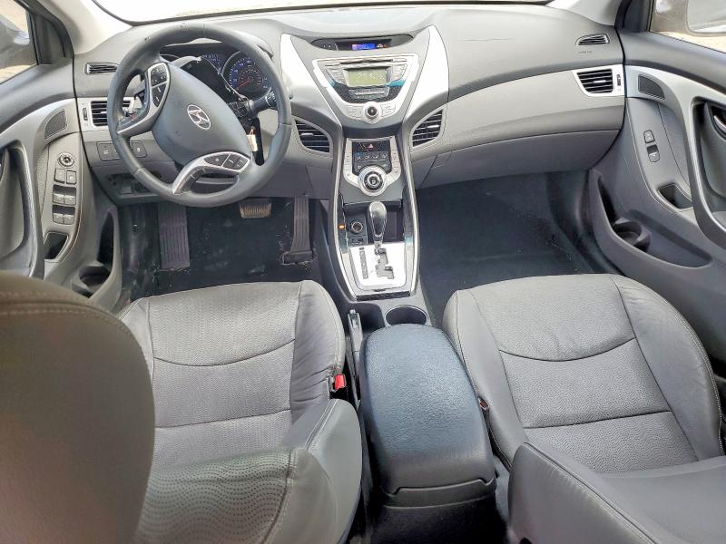 2012 Hyundai Elantra VIN KMHDH4AEXCU351454 COPART salvage auction — VANDALISM, Md - Cert Of Salvage > 75% Damage, sold $1,100 on 2026-07-02 (photo 8)