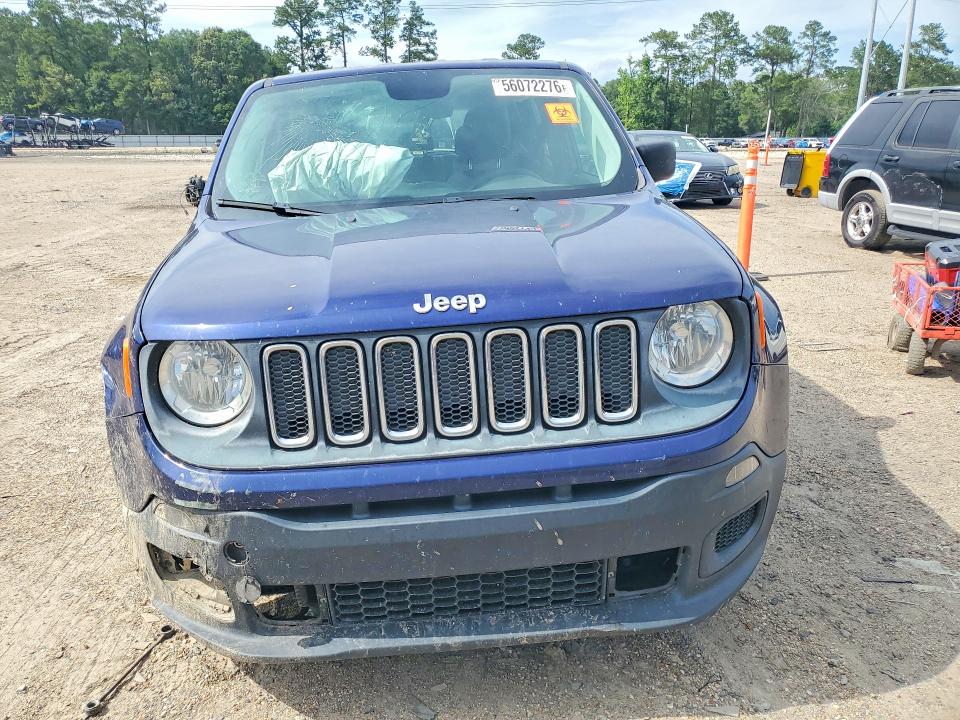 2017 Jeep VIN ZACCJAAB4HPF51327 COPART salvage auction — SIDE, La - Cert Of Title-Salvage, sold $1,400 on 2026-07-02 (photo 5)