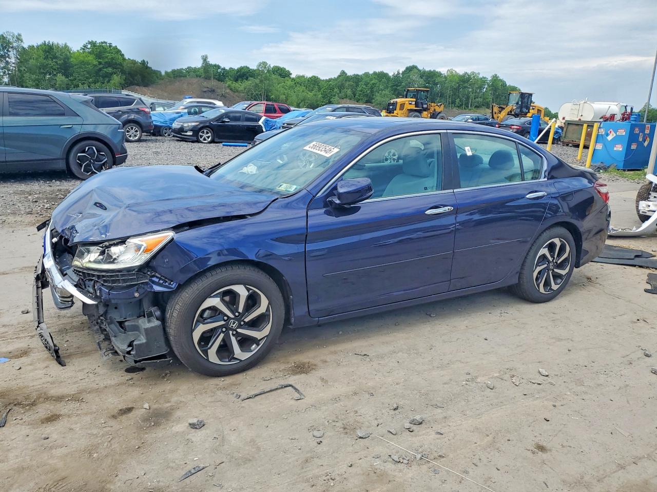 2017 Honda Accord VIN 1HGCR2F75HA292013 COPART salvage auction — Front End, PA - CERTIFICATE OF SALVAGE, sold $4,150 on 2026-07-01 (photo 1)