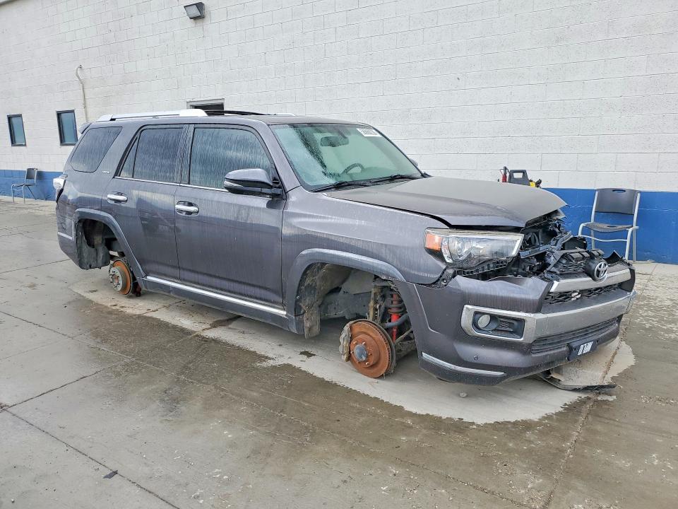2017 Toyota 4runner VIN JTEBU5JR8H5435592 COPART salvage auction — FRONT END, UT - CERTIFICATE OF TITLE, sold $5,400 on 2026-07-23 (photo 4)