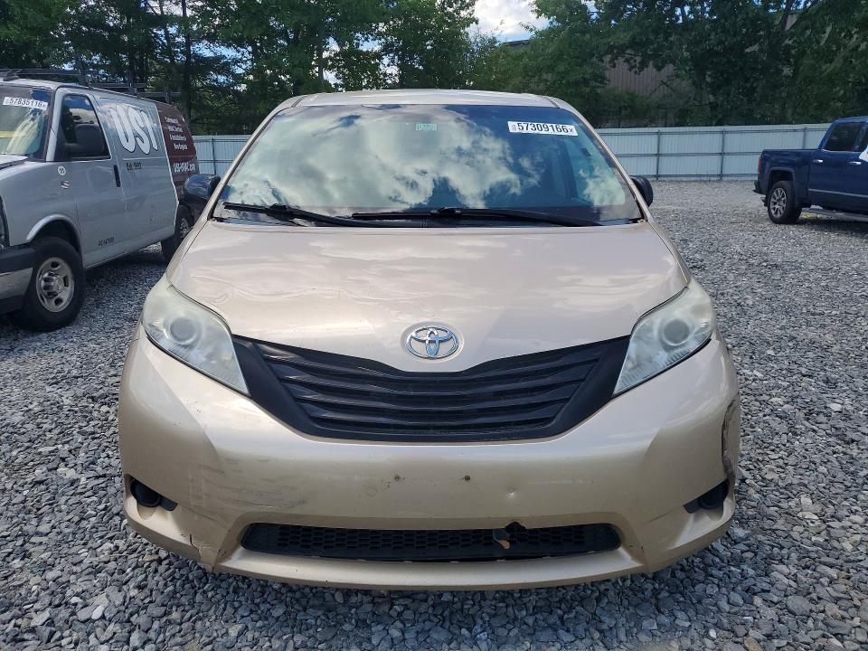 2014 Toyota VIN 5TDZK3DC2ES443973 COPART salvage auction — FRONT END, MA - CERTIFICATE OF TITLE, sold $1,100 on 2026-07-14 (photo 5)