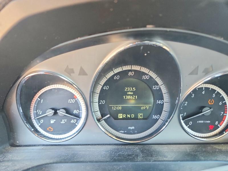 2010 Mercedes-benz C class VIN WDDGF8BB1AR106566 COPART salvage auction — WATER/FLOOD, Oh - Cert Of Title-Flood History, sold $425 on 2026-07-10 (photo 9)