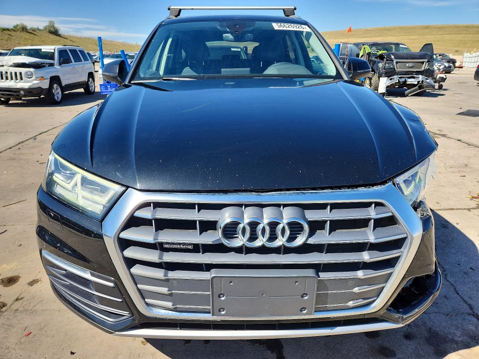 2018 Audi Q5 VIN WA1BNAFY7J2137580 COPART salvage auction — FRONT END, Al - Cert Of Title-Salvage Title, sold $6,500 on 2026-07-22 (photo 5)