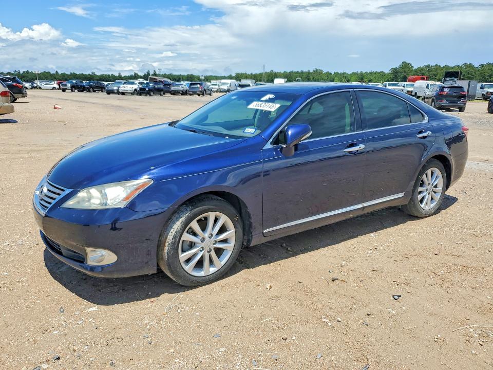2011 Lexus Es 350 VIN JTHBK1EG8B2434560 COPART salvage auction — WATER/FLOOD, TX - SALVAGE TITLE-FLOOD DAMAGE (P), sold $775 on 2026-07-28 (photo 1)