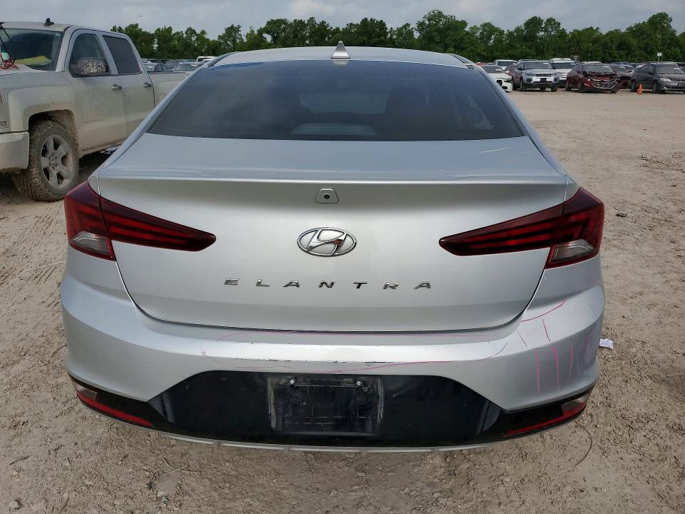 2019 Hyundai Elantra VIN 5NPD84LF8KH407376 COPART salvage auction — VANDALISM, TX - SALVAGE VEHICLE TITLE (P), sold $1,550 on 2026-07-02 (photo 6)