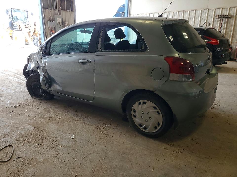 2010 Toyota Yaris VIN JTDJT4K37A5296164 COPART salvage auction — FRONT END, TX - SALVAGE VEHICLE TITLE, sold $650 on 2026-07-24 (photo 2)