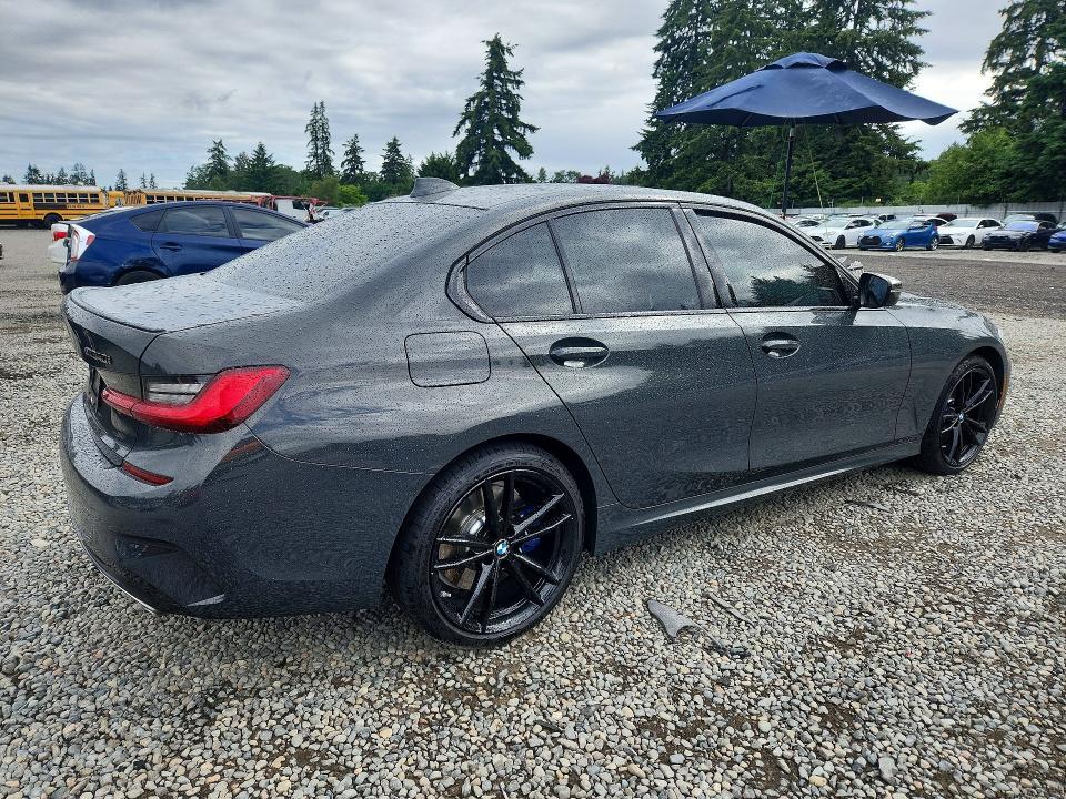 2020 BMW M3 VIN WBA5U9C02LAF54648 COPART salvage auction — UNDERCARRIAGE, Wa - Bill Of Sale, sold $21,400 on 2026-08-28 (photo 3)