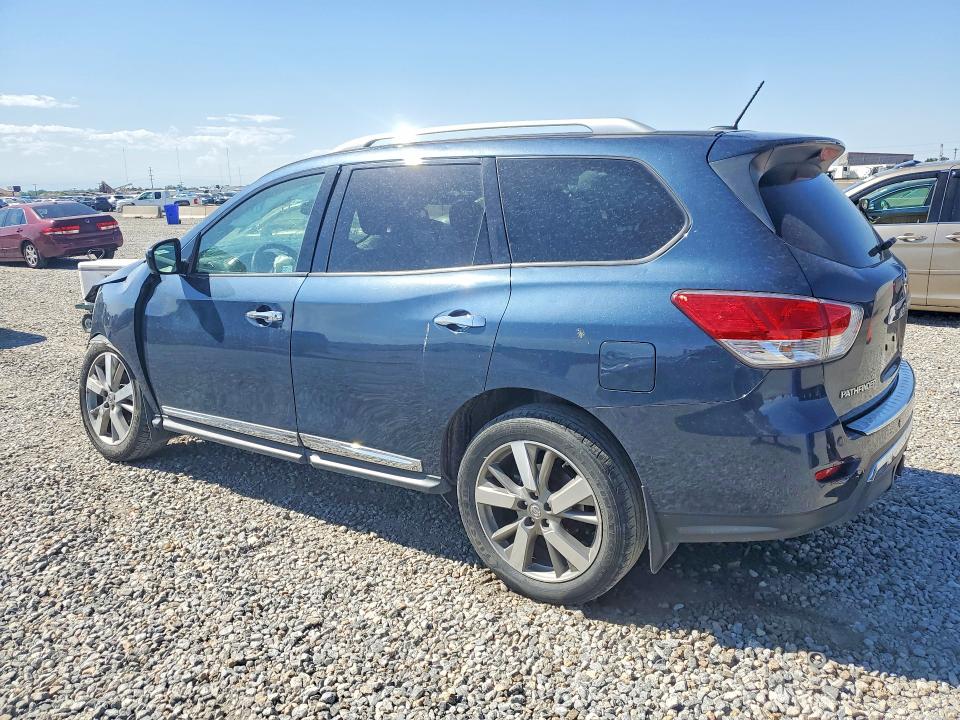 2015 Nissan Pathfinder VIN 5N1AR2MM8FC669977 COPART salvage auction — FRONT END, Co - Public - Salvage Title, sold $800 on 2026-07-09 (photo 2)