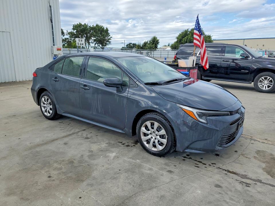 2025 Toyota Corolla VIN JTDBCMFEXS3086266 COPART salvage auction — REAR END, CA - CERTIFICATE OF TITLE, sold $10,700 on 2026-07-28 (photo 4)