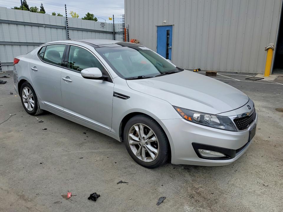 2013 Kia VIN 5XXGN4A71DG126200 COPART salvage auction — REAR END, Ca - Salvage Certificate, sold $1,200 on 2026-07-21 (photo 4)