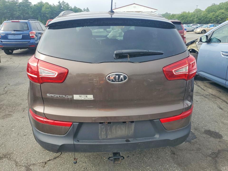 2011 Kia Sportage VIN KNDPB3A23B7034275 COPART salvage auction — MECHANICAL, WV - SALVAGE CERTIFICATE, sold $1,200 on 2026-07-23 (photo 6)
