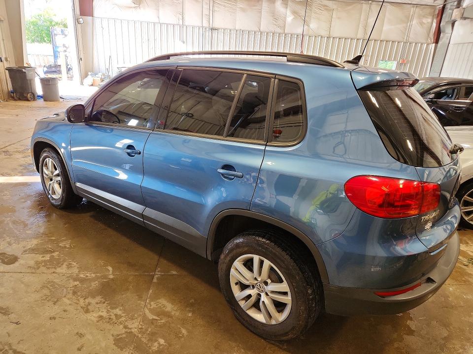 2017 Volkswagen Tiguan VIN WVGBV7AX3HK023718 COPART salvage auction — FRONT END, Wi - Junked Vehicle Bill Of Sale, sold $875 on 2026-07-20 (photo 2)