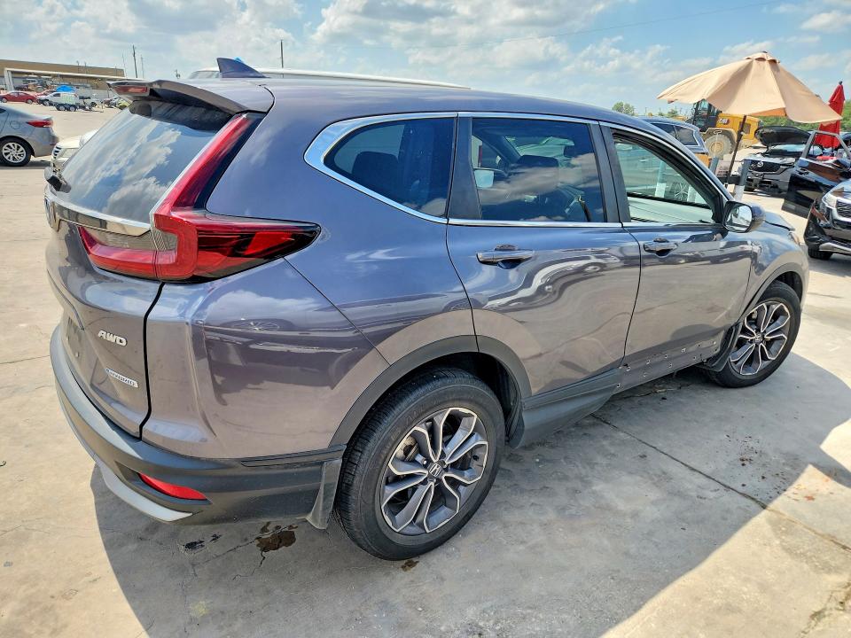 2022 Honda Cr-v VIN 5J6RT6H82NL013408 COPART salvage auction — UNDERCARRIAGE, Tx - Salvage Vehicle Title, sold $11,800 on 2026-07-02 (photo 3)