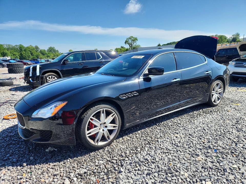 2016 Maserati Quattroporte VIN ZAM56RPAXG1188579 COPART salvage auction — REAR END, Tx - Salvage Vehicle Title, sold $175 on 2026-07-21 (photo 1)