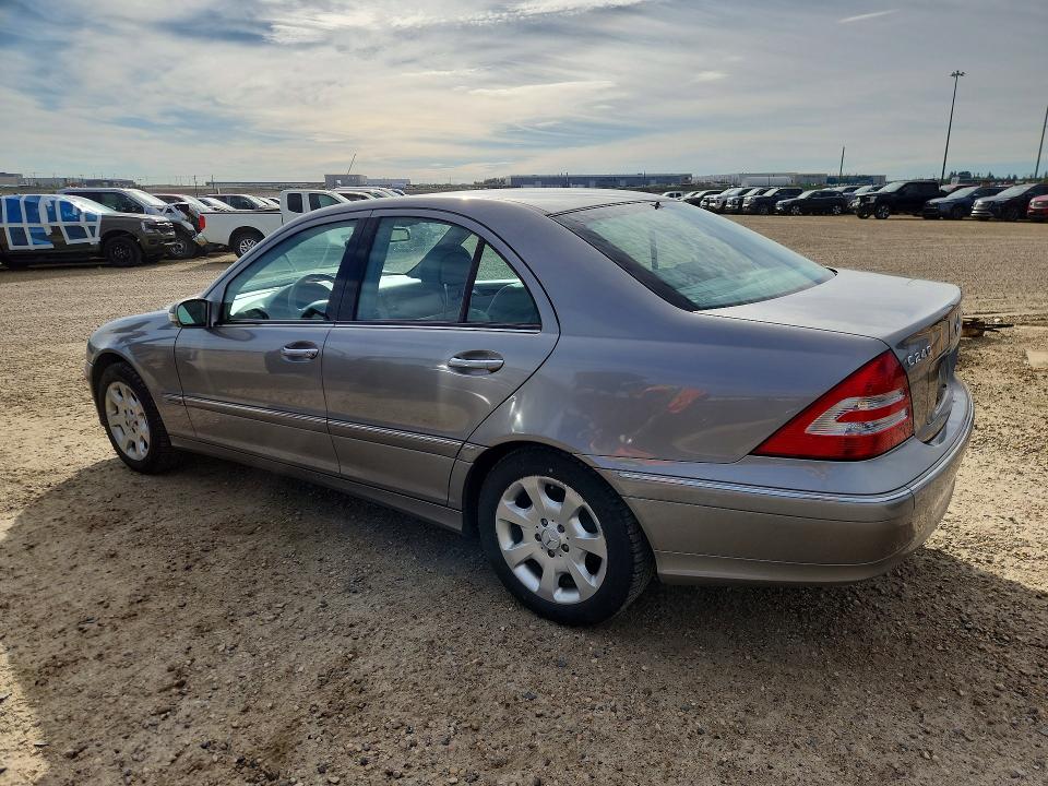 2005 Mercedes-benz C class VIN WDBRF81J65F686141 COPART salvage auction — FRAME DAMAGE, AB - BOS - SALVAGE, sold $325 on 2026-07-23 (photo 2)