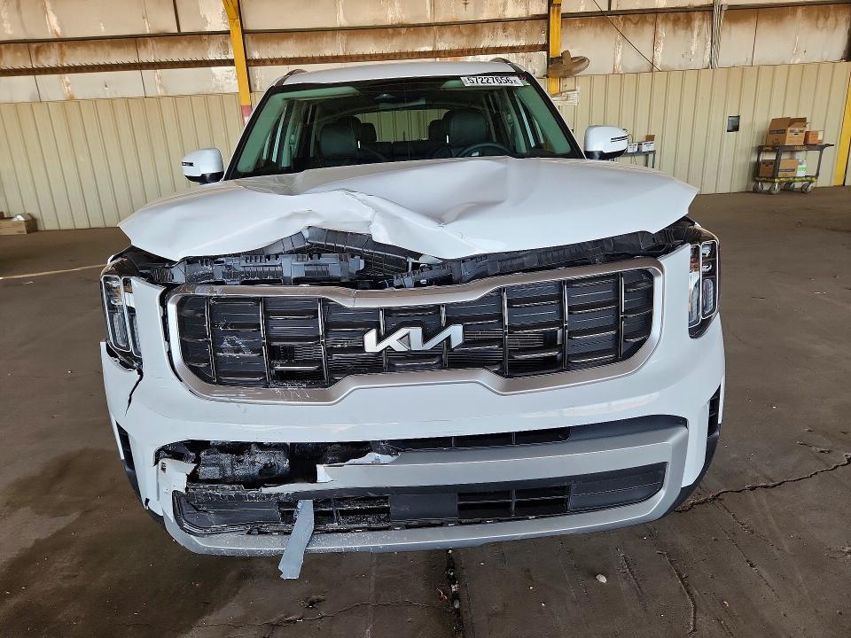 2025 Kia Telluride VIN 5XYP64GC4SG642688 COPART salvage auction — FRONT END, Az - Cert Of Title - Salvage, sold $13,700 on 2026-07-20 (photo 5)