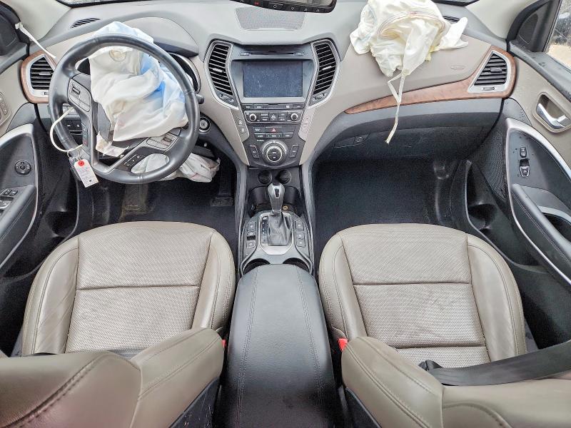 2018 Hyundai Santa fe VIN 5XYZWDLA4JG554302 COPART salvage auction — FRONT END, Mi - Certificate Of Title, sold $250 on 2026-07-23 (photo 8)