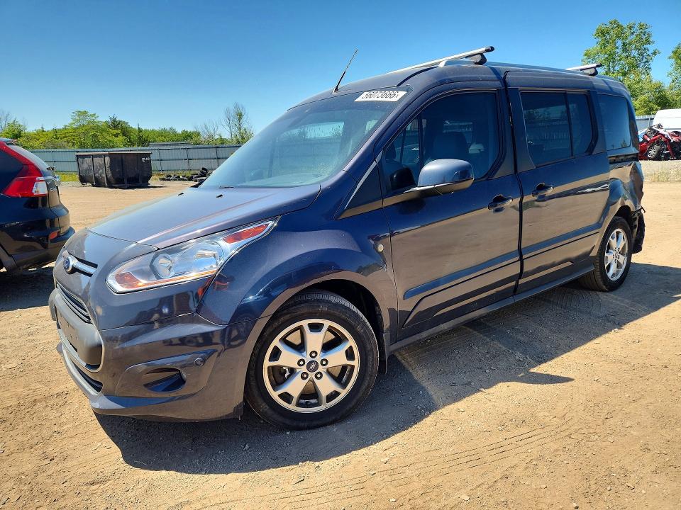 2014 Ford Transit connect VIN NM0GE9G76E1154377 COPART salvage auction — REAR END, Oh - Cert Of Title-Salvage, sold $1,750 on 2026-07-09 (photo 1)