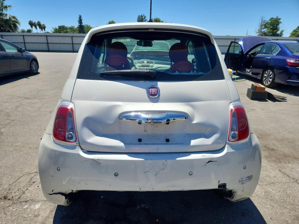 2014 Fiat VIN 3C3CFFGE7ET172668 COPART salvage auction — REAR END, CA - SALVAGE CERTIFICATE, sold $1,100 on 2026-07-02 (photo 6)