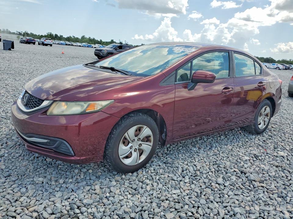 2015 Honda VIN 19XFB2F50FE093539 COPART salvage auction — REAR END, Fl - Certificate Of Title, sold $1,450 on 2026-07-10 (photo 1)