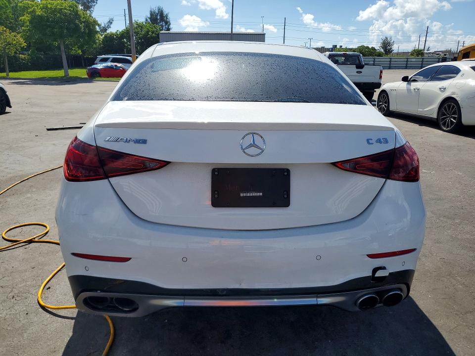 2023 Mercedes-benz C-klasse amg VIN W1KAF8HB7PR091206 COPART salvage auction — FRONT END, Fl - Cert Of Title Slvg Rebuildable, sold $17,000 on 2026-08-19 (photo 6)