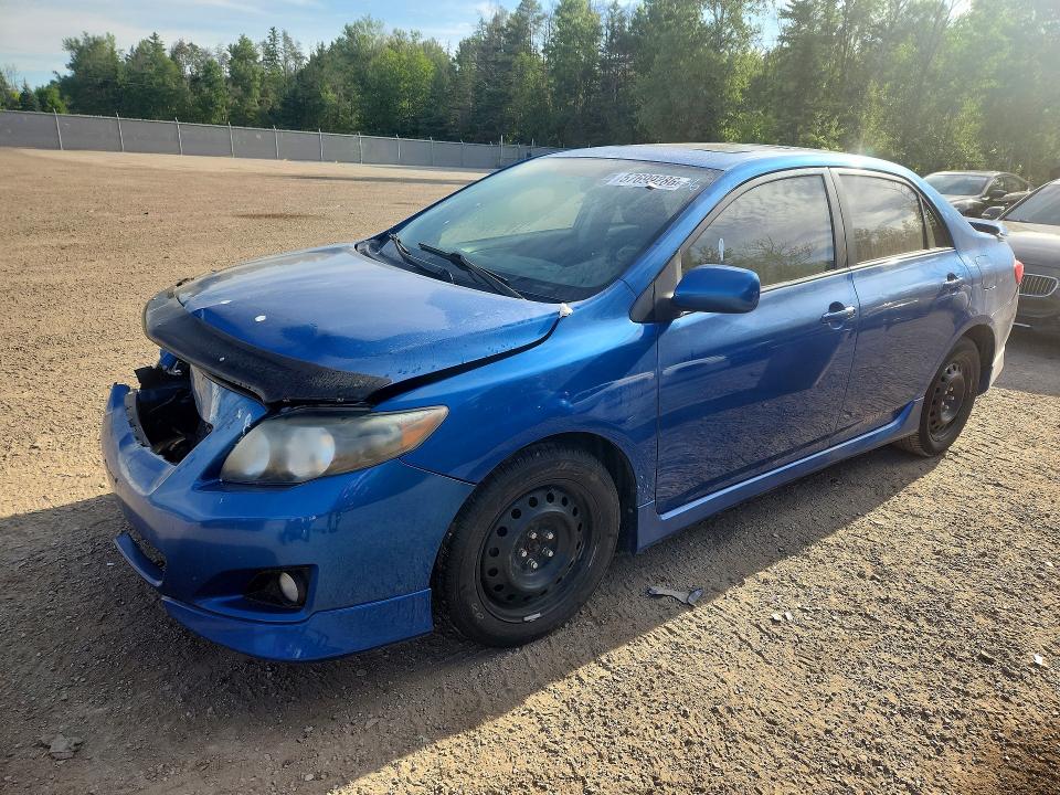 2009 Toyota Corolla VIN 2T1BU40E59C089681 COPART salvage auction — FRONT END, On - Permit No Brand - Unfit, sold $1,850 on 2026-07-02 (photo 1)