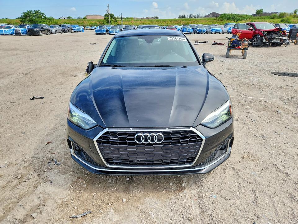 2022 Audi A5 VIN WAUABCF54NA032967 COPART salvage auction — SIDE, Fl - Cert Of Title Slvg Rebuildable, sold $8,500 on 2026-07-16 (photo 5)
