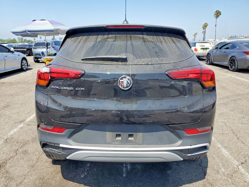 2022 Buick Encore VIN KL4MMBS22NB128360 COPART salvage auction — ROLLOVER, Ca - Salvage Certificate, sold $425 on 2026-07-02 (photo 6)