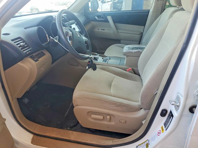 2013 Toyota Highlander VIN 5TDZK3EH1DS130972 COPART salvage auction — MECHANICAL, Az - Certificate Of Title, sold $2,050 on 2026-07-23 (photo 7)