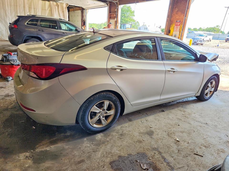 2015 Hyundai VIN 5NPDH4AE5FH623749 COPART salvage auction — FRONT END, PA - CERTIFICATE OF SALVAGE, sold $250 on 2026-07-02 (photo 3)