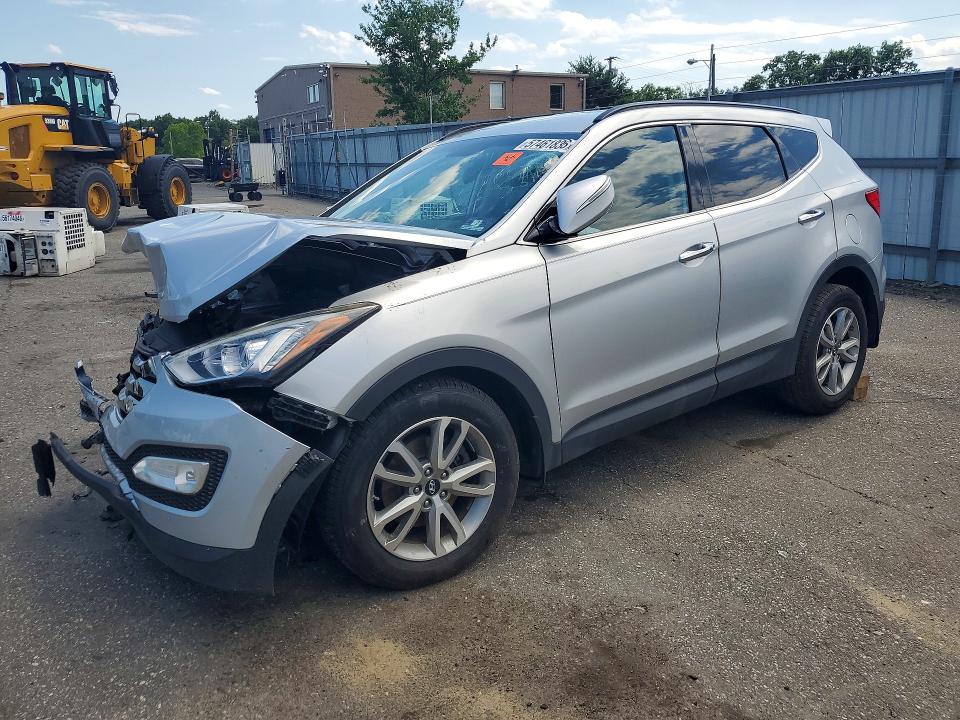 2016 Hyundai Santa fe VIN 5XYZUDLA7GG309136 COPART salvage auction — FRONT END, Nj - Cert Of Title-Salvage, sold $150 on 2026-07-28 (photo 1)