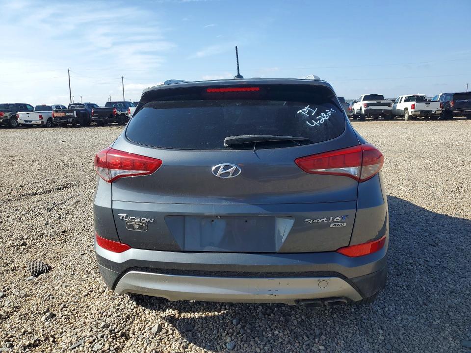 2017 Hyundai VIN KM8J3CA25HU531224 COPART salvage auction — MECHANICAL, Tx - Certificate Of Title, sold $2,650 on 2026-07-28 (photo 6)
