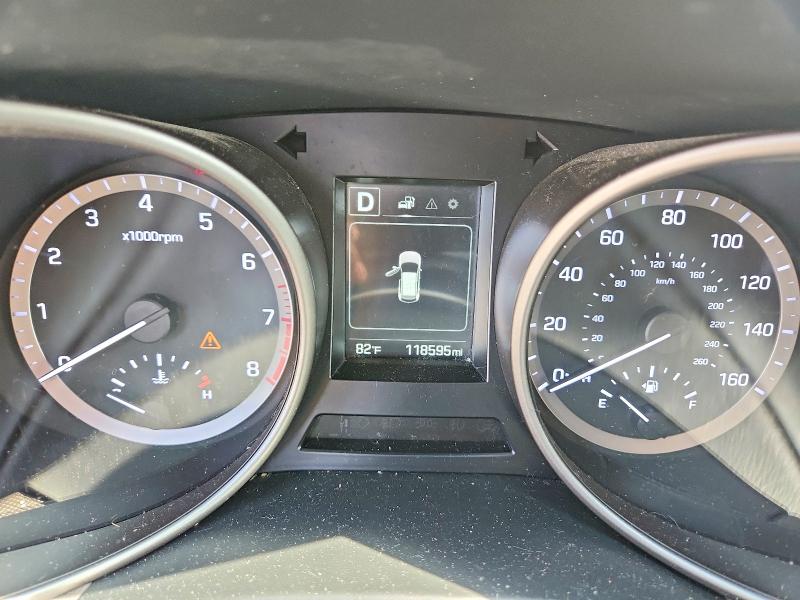 2017 Hyundai Santa fe VIN KM8SMDHF1HU206067 COPART salvage auction — MINOR DENT/SCRATCHES, In - Certificate Of Title (P), sold $3,150 on 2026-07-07 (photo 9)