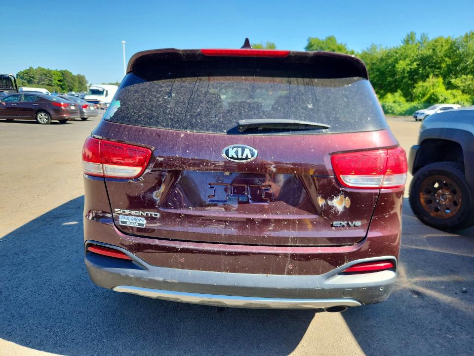 2016 Kia Sorento VIN 5XYPHDA50GG132866 COPART salvage auction — MINOR DENT/SCRATCHES, Ny - Certificate Of Title, sold $2,900 on 2026-07-16 (photo 6)