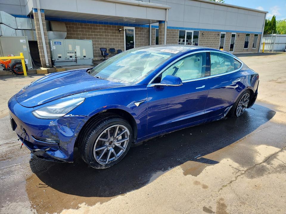 2019 Tesla Model 3 VIN 5YJ3E1EB4KF526764 COPART salvage auction — SIDE, Ct - Cert Of Title-Salvage, sold $950 on 2026-07-28 (photo 1)