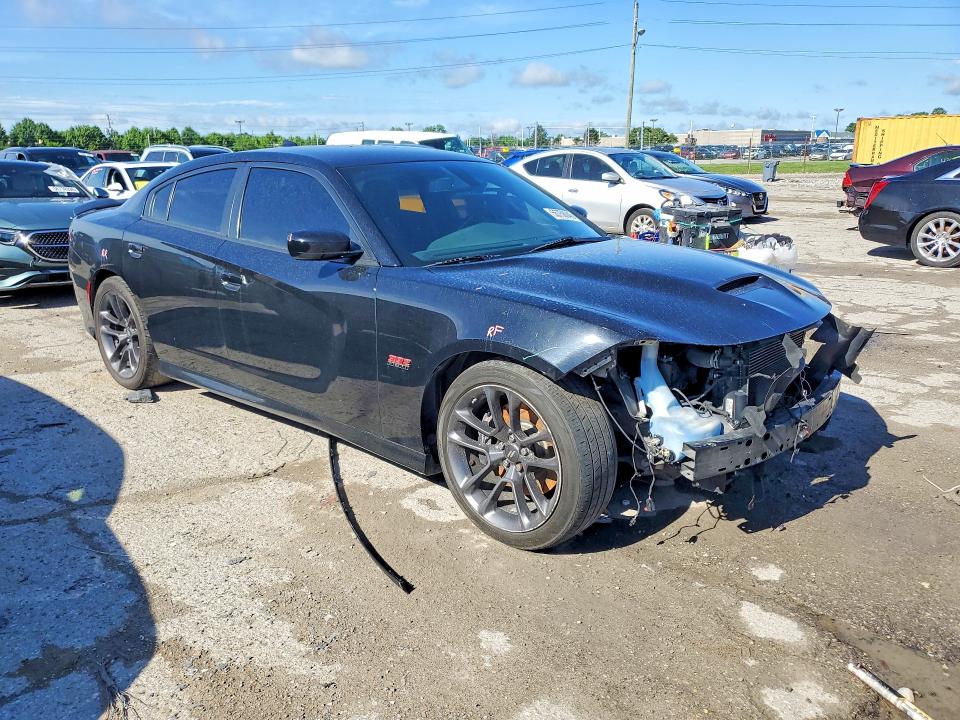 2021 Dodge Charger VIN 2C3CDXGJ0MH511416 COPART salvage auction — FRONT END, IN - CERT OF TITLE-SALVAGE TITLE, sold $9,400 on 2026-07-31 (photo 4)