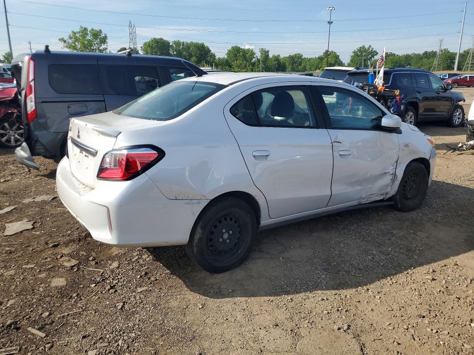 2023 Mitsubishi Mirage VIN ML32FUFJ7PHF01239 COPART salvage auction — FRONT END, MI - CERTIFICATE OF TITLE, sold $2,100 on 2026-07-10 (photo 3)