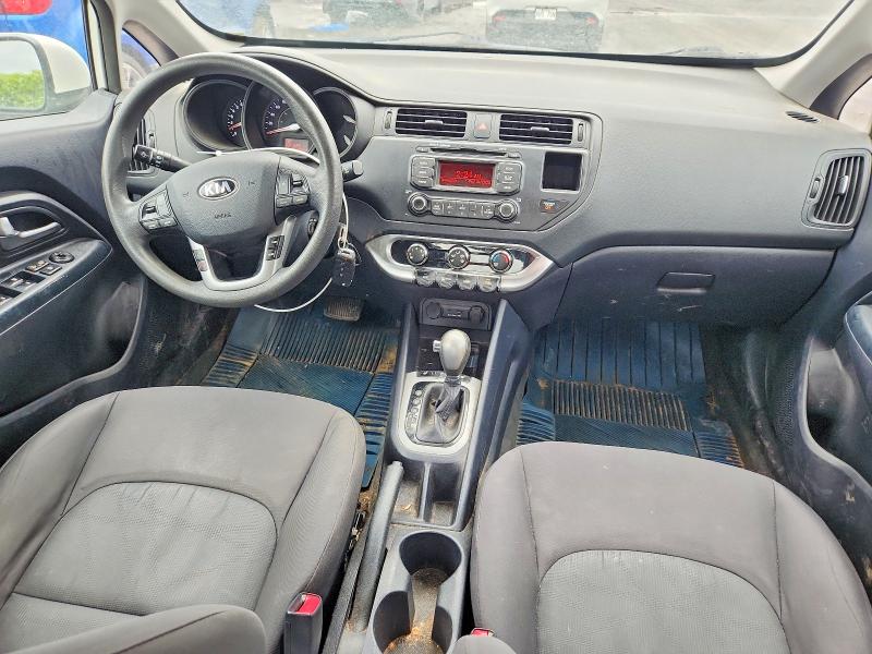 2014 Kia Rio VIN KNADM4A36E6382798 COPART salvage auction — FRONT END, Qc - Gravement Accidente, sold $150 on 2026-07-21 (photo 8)