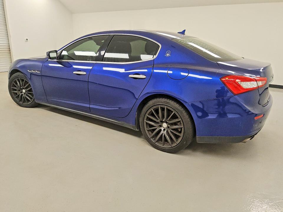 2017 Maserati Ghibli VIN ZAM57XSA3H1242332 COPART salvage auction — MECHANICAL, Tx - Certificate Of Title, sold $2,850 on 2026-07-16 (photo 2)