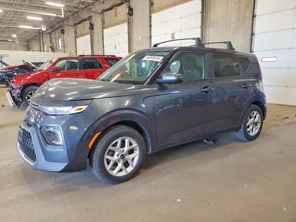 2020 Kia Soul VIN KNDJ23AU0L7083796 COPART salvage auction — FRONT END, Mn - Cert Of Title-Prior Salvage, sold $525 on 2026-07-14 (photo 1)