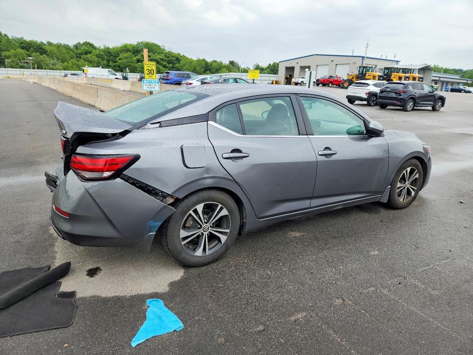 2021 Nissan Sentra VIN 3N1AB8CV9MY214987 COPART salvage auction — REAR END, VA - CERT OF TITLE - SALVAGE, sold $1,650 on 2026-07-27 (photo 3)
