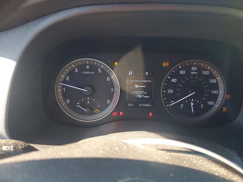2018 Hyundai Tucson VIN KM8J2CA48JU653148 COPART salvage auction — FRONT END, Ri - Salvage Certificate Of Title, sold $2,300 on 2026-07-16 (photo 9)