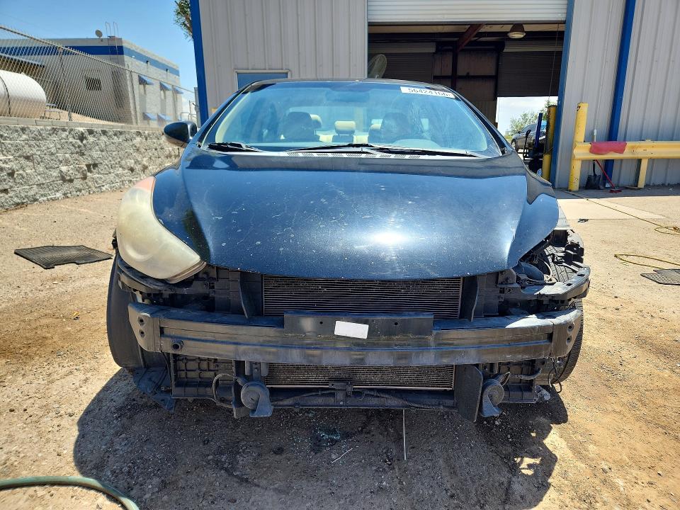 2012 Hyundai Elantra VIN KMHDH4AE0CU191245 COPART salvage auction — SIDE, Nm - Cert Of Title-Salvage, sold $1,000 on 2026-07-13 (photo 5)